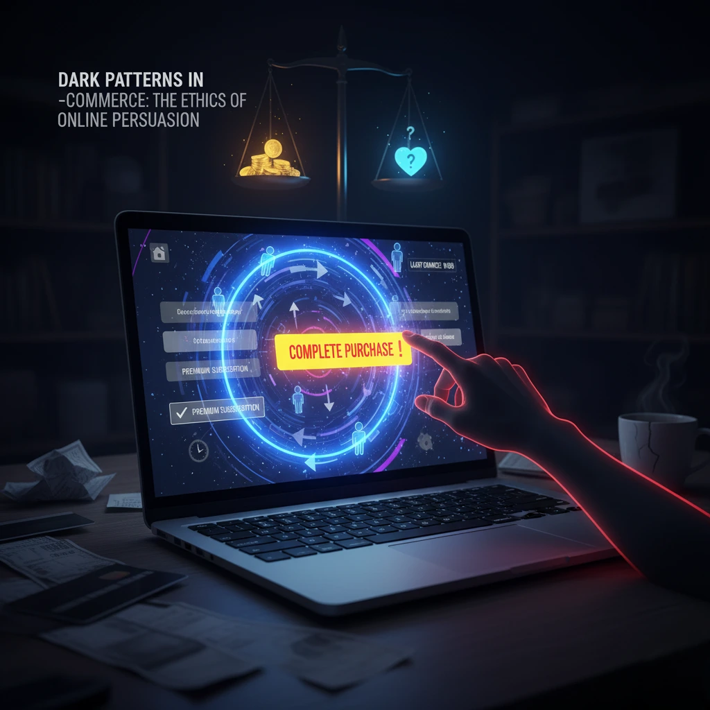 Dark Patterns in E-Commerce: The Ethics of Online Persuasion