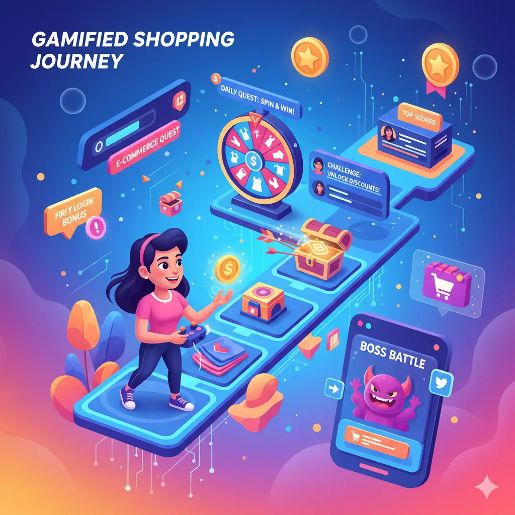 Gamified Shopping Journeys – Turning E-Commerce into Entertainment