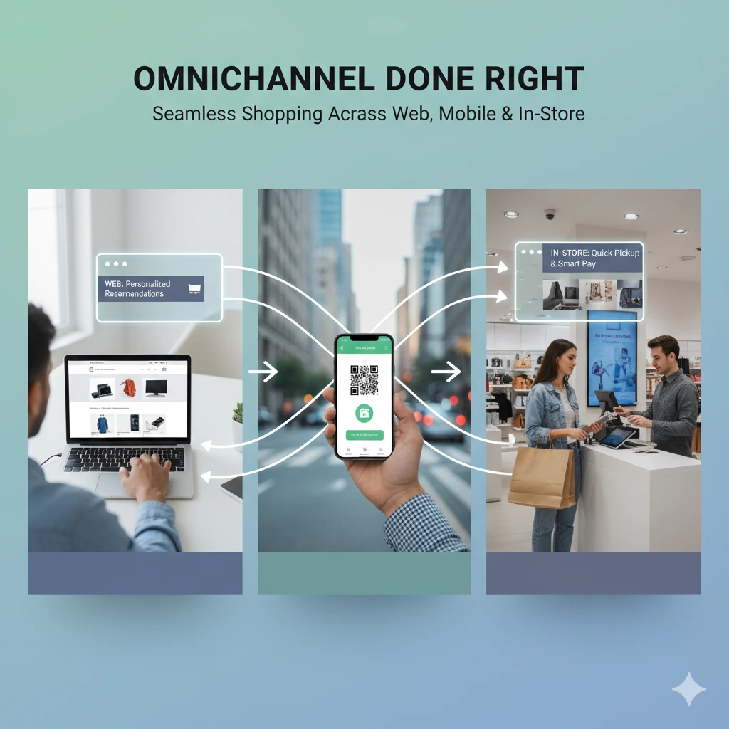 Omnichannel Done Right: Seamless Shopping Across Web, Mobile & In-Store