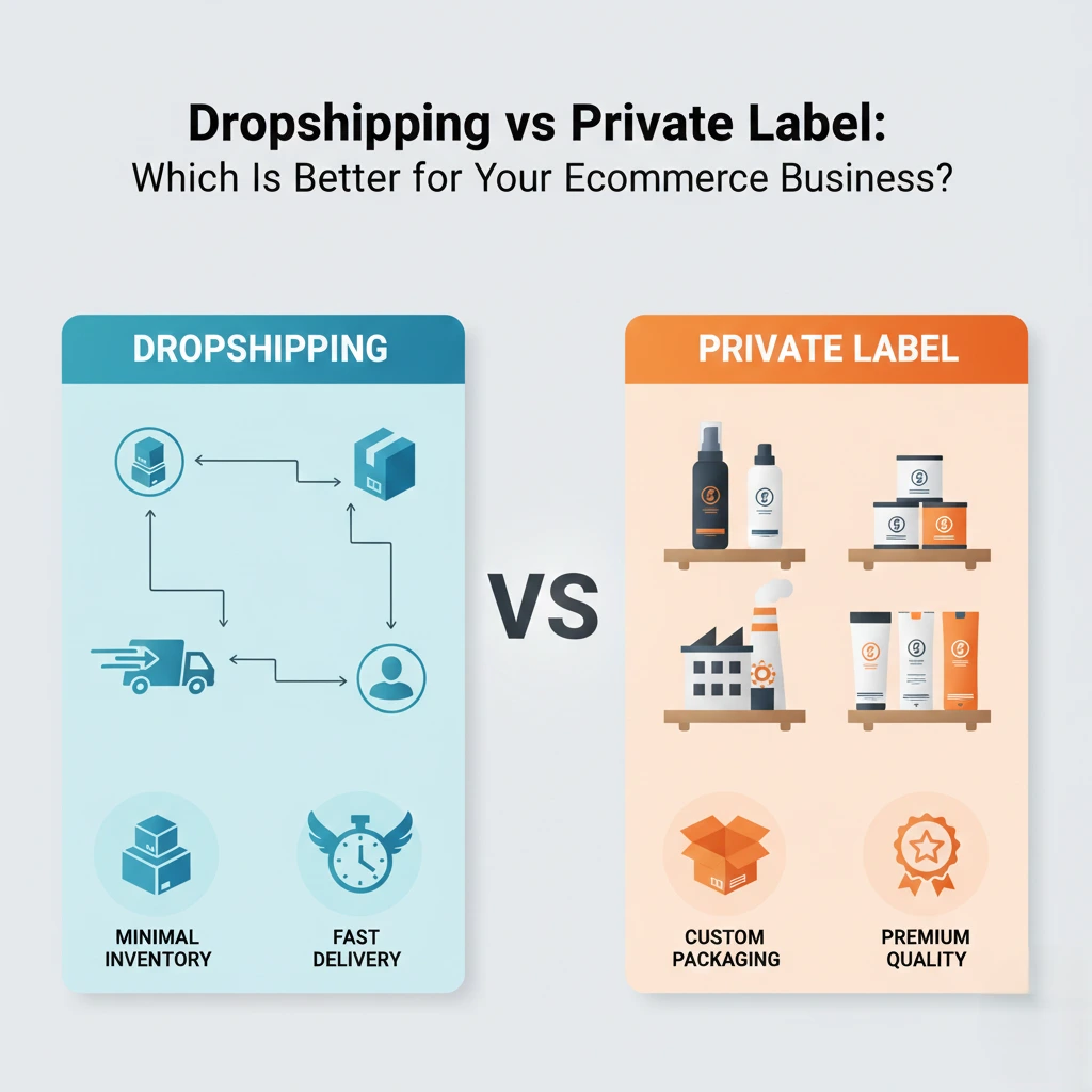 Dropshipping vs Private Label: Which Is Better for Your eCommerce Business?