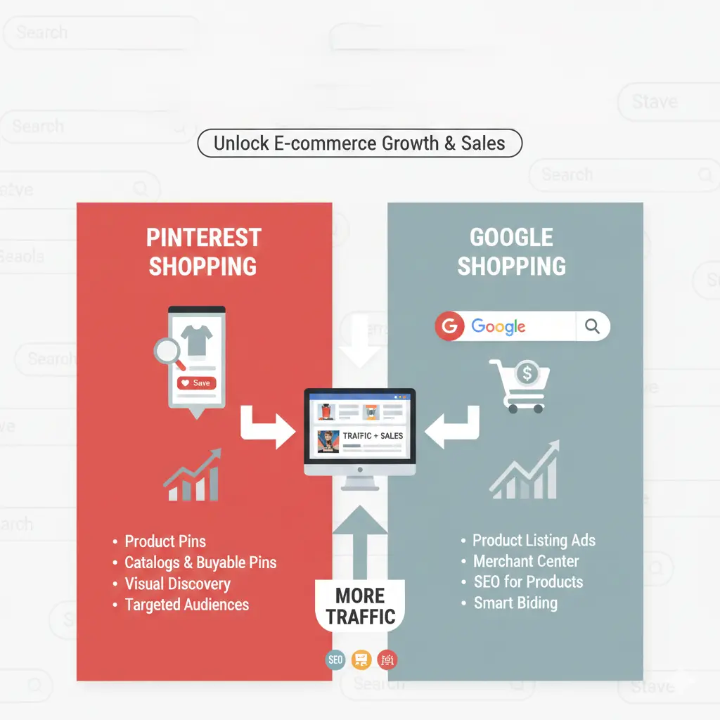 How to Use Pinterest & Google Shopping for E-commerce Traffic