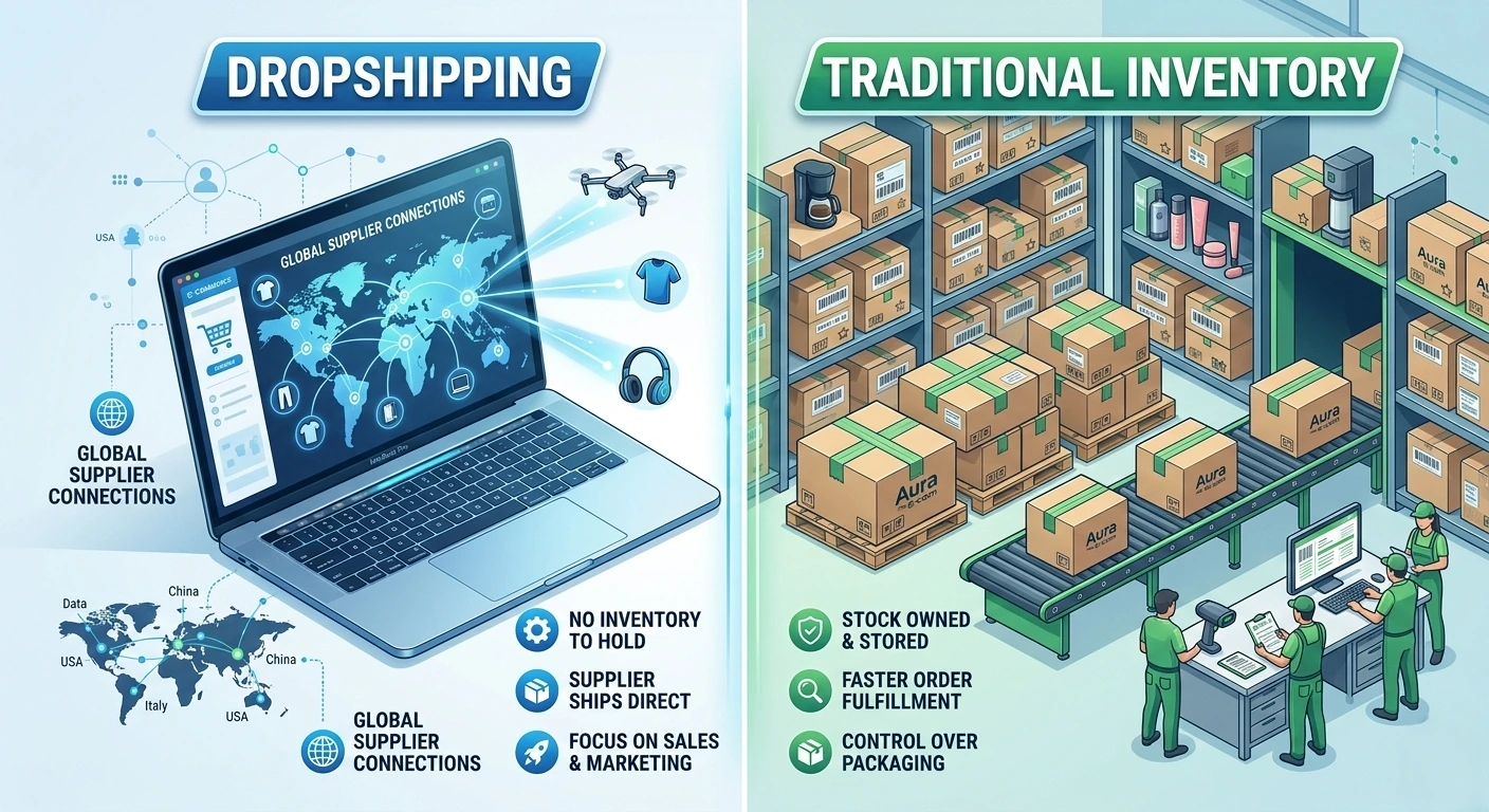 Dropshipping vs Traditional Inventory: Which Model Wins in 2026?