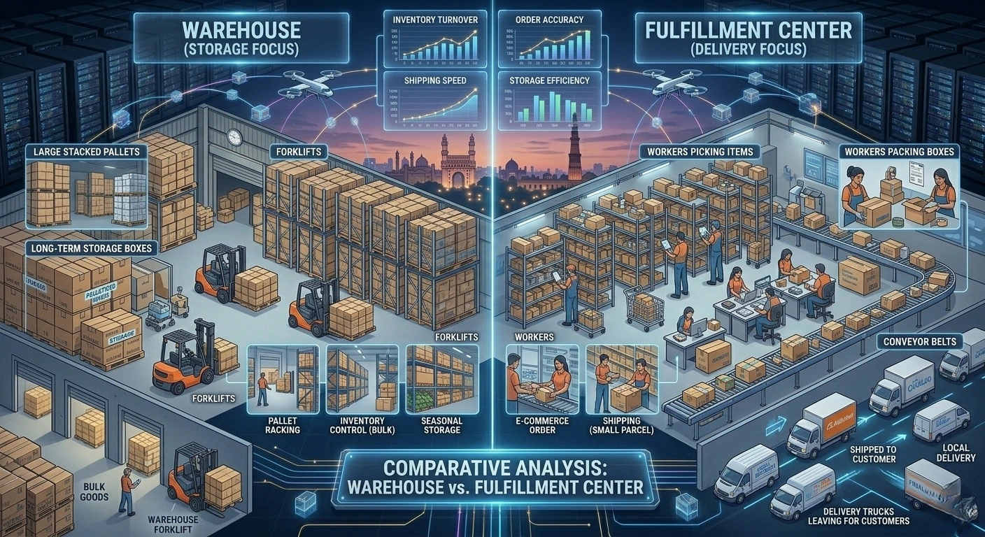 Warehouse vs Fulfillment Centers: What’s the Difference?